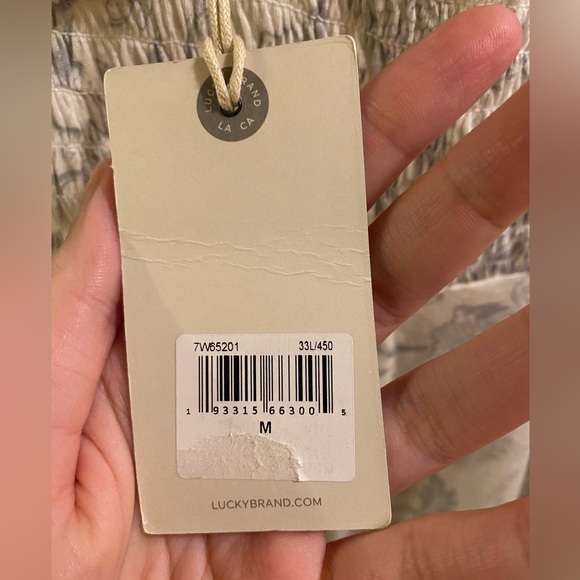 Lucky Brand long-sleeve peasant top - Picture 4 of 11